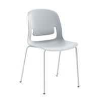Chaise ergonomique en maille moderne de haute qualité, certifiée BIFMA, avec siège en PP et accoudoirs en plastique, idéale pour les cafés et les tables de salle à manger