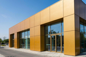 Échantillon Gratuit : Panneau Nid d'Abeille en Aluminium Ambre Torréfié Léger et Haute Résistance pour Revêtement de Façade Métallique des Bâtiments Commerciaux - Product Image 4