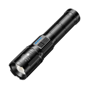สไมล์ลิ่งชาร์ค SD-5524A ไฟฉาย LED สีดำ ซูมแบบยืดหดได้ ชาร์จแบบพกพาได้ - Product Image 1
