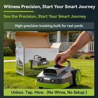 Tondeuse à gazon robotisée automatique L1500 L2500 RTK Vision 3D IMU, tondeuse robot sans fil, capteur de pluie, tonte nocturne