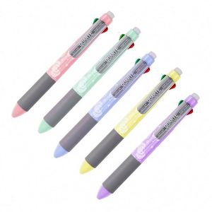 4-in-1 <b>Multi</b>-<b>Color</b> Ballpoint <b>Pen</b> Custom Logo Print Gel <b>Pens</b> with 0.5mm 0.7mm Writing Width for School & Office Promotional Gift - Product Image 2