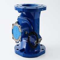 Medidor de Agua Ultrasónico Inteligente NB-IoT DN150 de Doble Canal con Brida, Directo de Fábrica, para Proyectos de Agua Municipal
