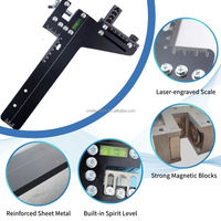 Règle de mesure moderne en métal pour alignement de rails d'ascenseur – Outil de mesure pour ascenseurs – Vente chaude
