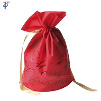 Sac d'emballage cadeau personnalisé avec cordon de serrage, pochette en plastique de luxe pour bijoux, vêtements et produits de boutique