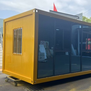 Precios baratos Casa pequeña de lujo Casas portátiles pequeñas Prefabricadas Casa contenedor de vidrio de alta calidad <span class=keywords><strong>para</strong></span> oficina Hotel - Product Image 2