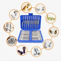 50/36 Buah 75Mm Kepala Keamanan Magnetik Multifungsi Ekstra Panjang Dapat Dilepas 1/4 Kit Mata Obeng Torx Star Hex Spline Bits