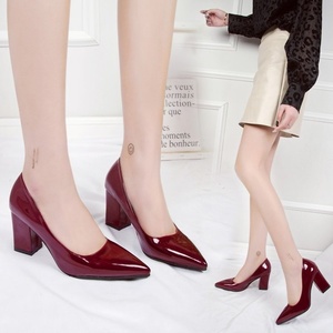 Scarpe da sposa con <span class=keywords><strong>tacco</strong></span> alto da <span class=keywords><strong>donna</strong></span> <span class=keywords><strong>sandali</strong></span> con <span class=keywords><strong>tacco</strong></span> alto da <span class=keywords><strong>donna</strong></span> con <span class=keywords><strong>tacco</strong></span> a punta Slip-on da lavoro - Product Image 2
