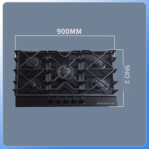 New Design Customized Household Kitchen Appliance Gas Hob 90cm Tempered Glass Gas Hob Five Burners Gas Hob - Product Image 6