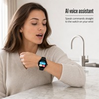 Montre connectée pour homme, étanche IP68, écran rond de 1,26 pouce, 123 modes sportifs, appel BT, lampe torche