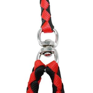 Pet <span class=keywords><strong>Dog</strong></span> Lead Rope Outdoor-Training für zwei Hunde Bequemer Griff Eins für zwei Nylon Woven <span class=keywords><strong>Dog</strong></span> Double-Ended Lead Rope für Hunde - Product Image 3