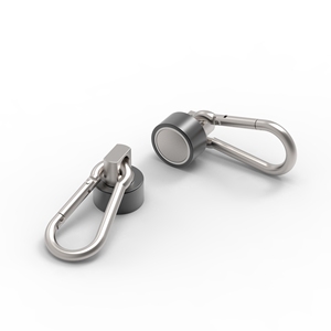 וו מגנט nodymium rotatable עם carabiner תכליתי עבור הבית, משרד & שימוש חיצוני - Product Image 1