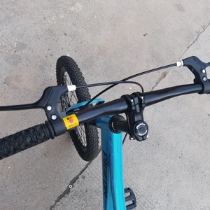 Levier de frein de vélo pour enfants, frein à ligne pour vélo de montagne, antidérapant, noir, corps en aluminium forgé à 2 doigts - Product Image 2