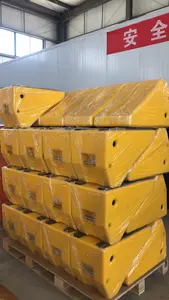 Chargement OEM 400 tonnes de cale de roue de sécurité cale de roue de voiture robuste bouchon de pneu de voiture