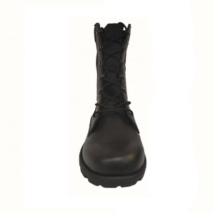 Zapatos de senderismo tácticos hasta la rodilla para actividades al aire libre, zapatos de cuero de primera calidad para hombres, zapatos de cuero medianos personalizados - Product Image 3