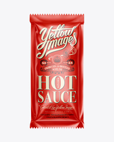 Conception personnalisée imprimé alimentaire liquide jus sac sac tomate BBQ salade Sauce vinaigrette pochette d'emballage avec bec verseur