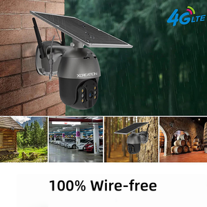 Xcreation UBOX S12 <span class=keywords><strong>HD</strong></span> ngoài trời an ninh máy ảnh ống kính kép 4G 4MP 1080P tầm nhìn ban đêm WIFI năng lượng mặt trời Powered PTZ CMOS Built-in mic - Product Image 5