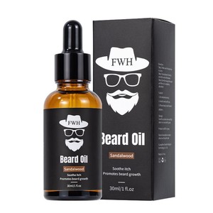 Huile à barbe au bois de santal 30ml hydratante anti-démangeaisons pour hommes - Product Image 2