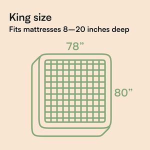 Tappetino per materasso di raffreddamento in 1200 GSM Extra spesso coprimaterasso per dolore alla schiena in bambù Topper Queen - Product Image 6