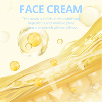 Crème Visage Éclaircissante au Curcuma VC, Crème Blanchissante à la Vitamine C, Éclaircissement de la Peau, Élimination des Taches Brunes pour le Visage, Crème Faciale