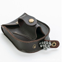 Sac banane en cuir véritable Boshiho pour homme, étui pour catapulte, pochette pour homme, sac banane pour la randonnée en plein air