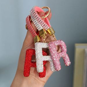 Nouvelle Collection 2025 : Porte-clés Lettre Anglaise DIY en Cristal Coloré, Strass Diamant Complet, pour Voiture et Jouet - Product Image 6