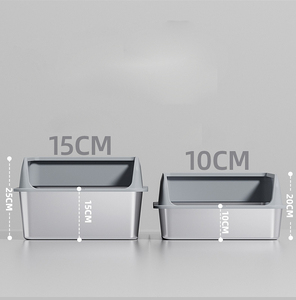 Xu hướng mới thép không gỉ mèo xả rác hộp thêm Lớn Hộp mèo đuôi thiết kế thép không gỉ mèo xả rác hộp với cao mặt - Product Image 4