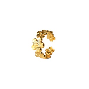 Bague en zircon vert/rose/blanc en <span class=keywords><strong>or</strong></span> <span class=keywords><strong>18</strong></span> <span class=keywords><strong>carats</strong></span>, fine en forme de V - Product Image 1