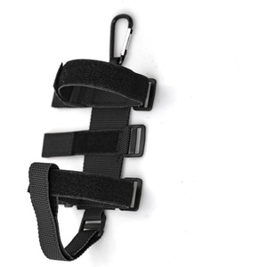 Support de montage de haut-parleur de vélo/voiturette de golf en cuir Portable avec sangle de bouteille d'eau pour vélo Scooter UTV ATV moto - Product Image 6