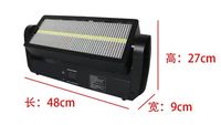 Projecteur LED à tête mobile avec stroboscope, 12+12 segments, contrôle DMX512, indice de protection IP33, pour scène, concert, DJ, discothèque, événement