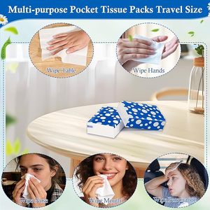 Pañuelos de Papel al por Mayor, 100% Pulpa de Madera Virgen, <span class=keywords><strong>3</strong></span> Capas, con Logotipo, Paquete Pequeño, Pañuelos Limpios - Product Image 5