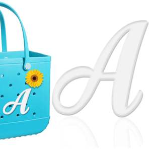 26 breloques de lettres pour sac Bogg Alphabet Lettrage Accessoires breloques compatibles avec le sac Bogg Insert original Lettre décorative - Product Image 1