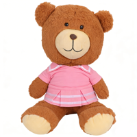 MSYO Vêtements pour poupée ours en peluche de 30 cm, mini-jouet de dessin animé, échelle 1:6, peluche unisexe