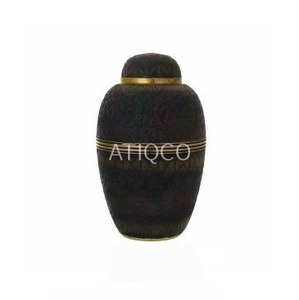Nouvelle urne funéraire compacte de style étranger, faite à la main, à prix raisonnable, accessoires de crémation humaine, pot en laiton de haute qualité - Product Image 5