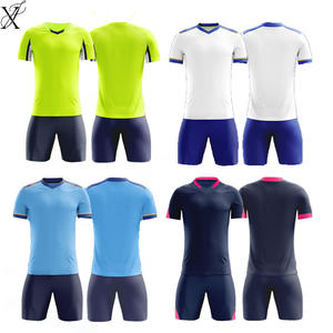 Комплект тренировочной формы для взрослых футболистов с нанесенным логотипом, игровая форма, студенческая футбольная форма, спортивный костюм для мужчин и женщин - Product Image 1