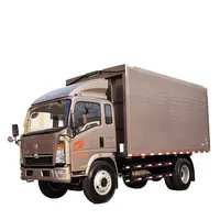 Fabriek Direct 4X2 6 Wielen Howo Licht Van Cargo Truck 3T 5T 8T Mini Cargo van Vrachtwagen Kleine Cargo Truck
