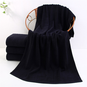 Beauty <strong>Spa</strong> Black Woven Cotton <strong>Towel</strong> for <strong>Facial</strong> Treatment-Eco-Friendly Quick-Dry Professional Use Roll Bath <strong>Towel</strong> - Product Image 4