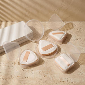 <span class=keywords><strong>Éponge</strong></span> de <span class=keywords><strong>maquillage</strong></span> triangulaire en PU hydrophile super douce et lavable pour fond de teint - Product Image 1