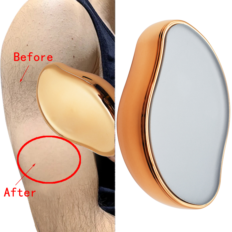 Стеклянный набор для ухода за волосами для удаления лидер оптовых продаж физическое удаление волос Магия безболезненная с украшением в виде кристаллов уход за кожей лица ногу на руку для удаления 105*60*35 мм