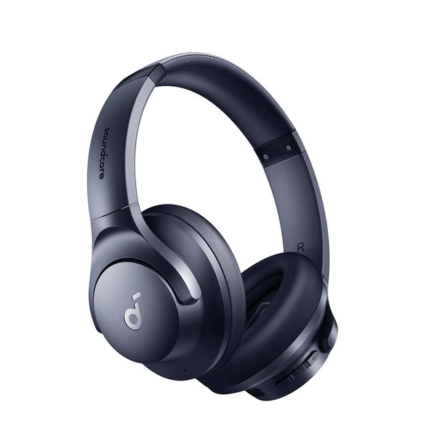 Soundcore by Anker Q20i Hybrid ANC Headphones Wireless Over-Ear 5.0 40H ANC Hi-Res Audio BassUp App