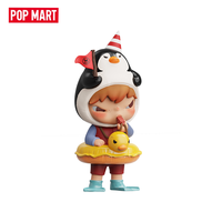2026 Original POPMART Hirono Penguin Lifeguard Series Figurine Anime en PVC et Vinyle Boîte Mystère Jouet Tendance Décoratif Cadeau