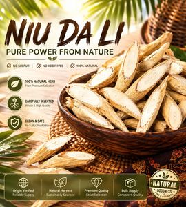 Raíz Seca Entera de Millettia Orgánica de la UE, Secada al Aire, para Infusión Dulce, de Primera Calidad, Origen UE, África, China, Sack Sea - Product Image 1