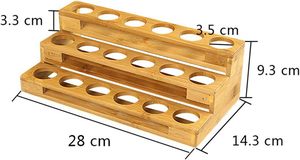 Pure <span class=keywords><strong>Vie</strong></span> ชั้นวางขวดน้ำมันหอมระเหย3ชั้นชั้นชั้นชั้นวางแสดงการเดินทางกล่องเก็บเครื่องสำอางน้ำมันหอมระเหย - Product Image 5