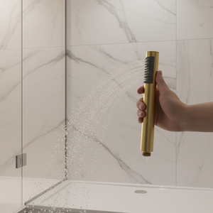 KAM-ARTE ORO Minimal Design Anti-calcare doccia Kamalu spazzolato ORO per gli accessori della tua doccia - Product Image 2
