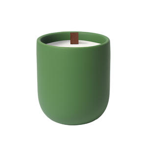 Pot à bougie en céramique moderne LANJO, vide, style nordique INS, décoration d'intérieur, capacité 250 ml, forme pilier pour la fabrication de bougies parfumées DIY - Product Image 5