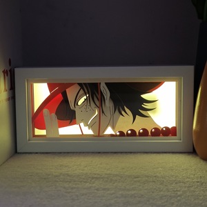 Lámpara de Papel 3D con Diseño de <span class=keywords><strong>Anime</strong></span>, Caja de Luz con 16 Colores LED Atenuables, para Decoración de Habitaciones de Fans del <span class=keywords><strong>Anime</strong></span>, Regalo - Product Image 6