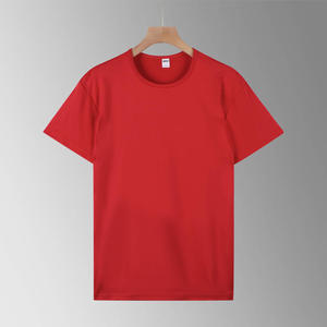 Customizable Event T-Shirt Solid Color Round Neck Modal Fabric Leisure Wear Group Activity Short Sleeve Shirt - Product Image 2