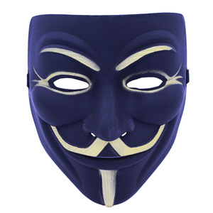 Masque d'horreur pour Halloween, Masque de <span class=keywords><strong>hacker</strong></span>, Masque de fantôme pour homme adulte, Masque Geek V-Word Vendetta - Product Image 3