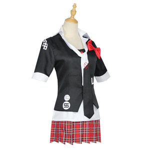 <span class=keywords><strong>Dangan</strong></span> Ronpa Danganronpa Junko Enoshima COSplay Costume Robe Outfit Jupe Avec Cosplay Wigecoparty - Product Image 3