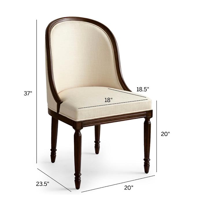 Modern  fabric chair  with solid wood four Legs for dinning chair