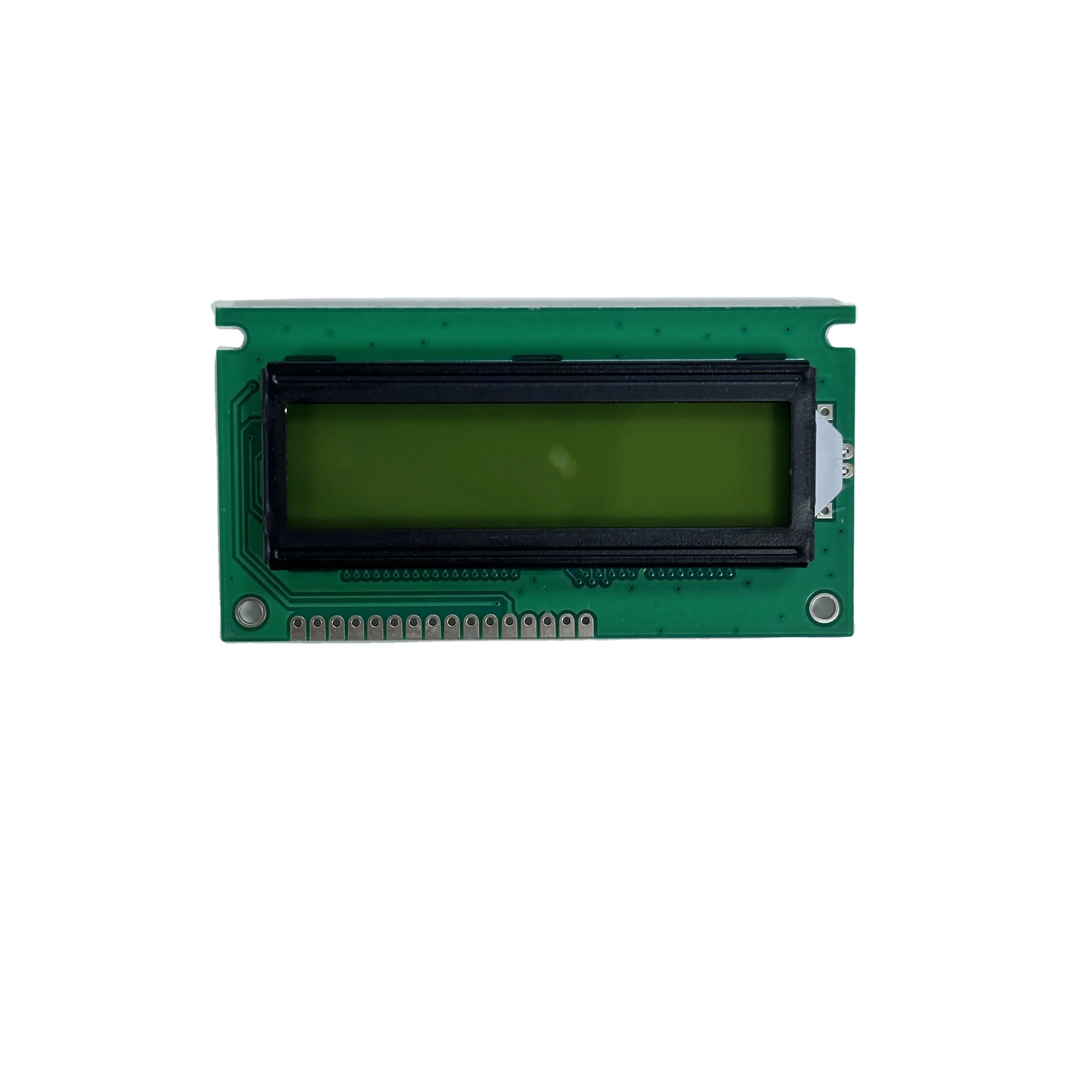 STN LCD 1602 Durchscheinendes Display gelb grün LED mit 8-Bit-Parallelen-Stiftschlüsselanwendung für Maschinenautomatik